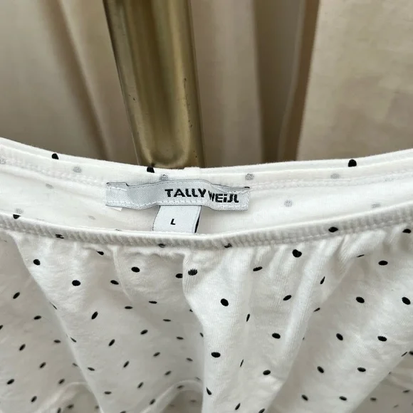 TALLY WEIJL Pocketdot Shirt | L - Picture 3 of 4